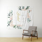 TENTURE FÊTE DES MARIÉES D'EAU FLORALE BLEUVE DOUCE ACCUEI (En situation (horizontale))