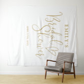 Tenture Fête des mariées d'or chic fond photo (En situation (horizontale))