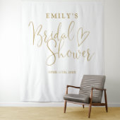 Tenture Fête des mariées d'or chic fond photo (En situation)