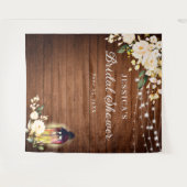 Tenture Fête des mariées en bois blanc Rose (Devant (Horizontal))