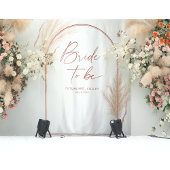 Tenture Fête des mariées en terre cuite Boho Pampas