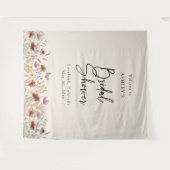 Tenture Fête des mariées florale Boho (Devant (Horizontal))