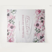 Tenture Fête des mariées florale du printemps | Arrière-pl (Devant (Horizontal))