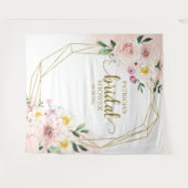 Tenture Fête des mariées florale floue arrière-plan Photo (Devant (Horizontal))