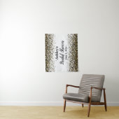 Tenture Fête des mariées Leopard arrière-plan Photo Booth  (En situation)