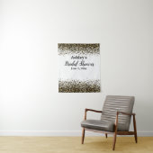 Tenture Fête des mariées Leopard arrière-plan Photo Booth  (En situation)