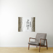 Tenture Fête des mariées Leopard arrière-plan Photo Booth  (En situation (horizontale))