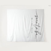 Tenture Fête des mariées minimaliste moderne (Devant (Horizontal))