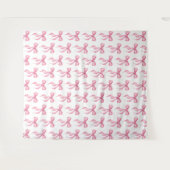 Tenture Fête des mariées Motif de Bow rose - fond photo (Devant (Horizontal))