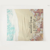 Tenture Fête des mariées Photo Contexte Plage d'été Starfi (Devant (Horizontal))