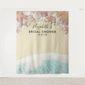 Tenture Fête des mariées Photo Contexte Plage d'été Starfi (Devant)