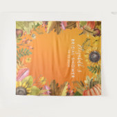 Tenture Fête des mariées Photo fond automne Feuilles Citro (Devant (Horizontal))