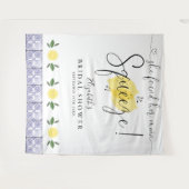 Tenture Fête des mariées Principal Squeeze Lemons Fond pho (Devant (Horizontal))