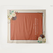 Tenture Fête des mariées Rose d'automne (Devant (Horizontal))