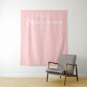 Tenture Fête des mariées rose vif - fond photo