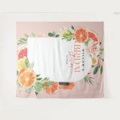 Tenture Fête des mariées Tropical Citrus Décoration Citron (Devant (Horizontal))