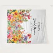 Tenture Fête des mariées Tropical Luau Accueil (Devant (Horizontal))