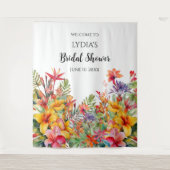 Tenture Fête des mariées Tropical Luau Accueil (Devant)