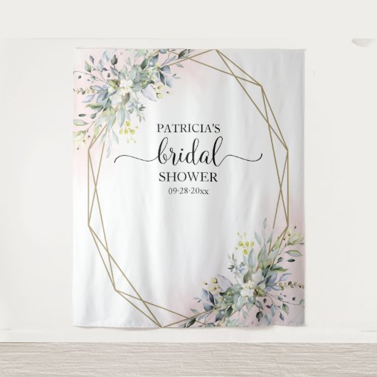 Tenture Fête des mariées verte arrière-plan Photo Prop (Devant)