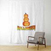 Tenture Fête d'Halloween, Halloween Citrouilles (En situation)
