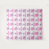 Tenture Fête Fille d'anniversaire Wild One Contexte (Devant (Horizontal))