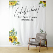 Tenture Fête Florale ! Fond photo (En situation)