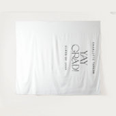 Tenture Fete moderne Yay Grad Graduation Photo Contexte (Devant (Horizontal))