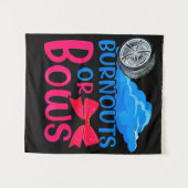 Tenture Fêtes de révélation de genre Burnouts ou Bows mama (Devant (Horizontal))