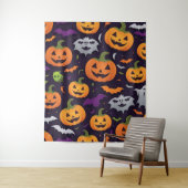 Tenture Fêtes d'Halloween (En situation)