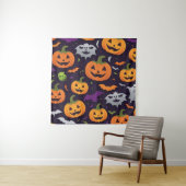 Tenture Fêtes d'Halloween (En situation)