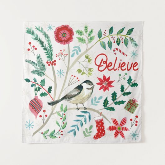 Tenture Fêtes joyeuses - Croyez (Devant (Horizontal))