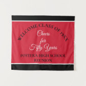 Tenture Fêtez ! 50e Réunion de classe (Devant (Horizontal))