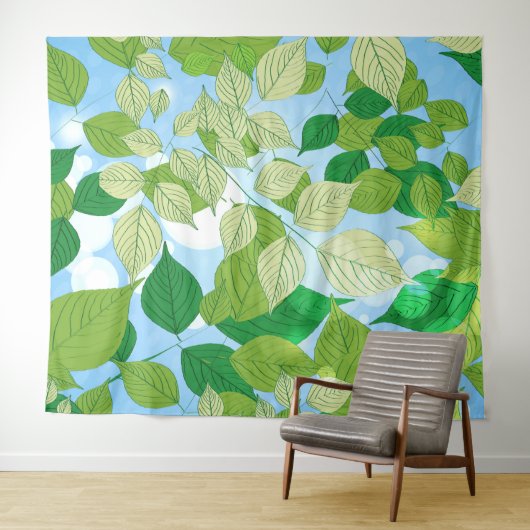 Tenture Feuille (En situation (horizontale))