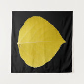 Tenture Feuille d'Aspen jaune #5 (Devant (Horizontal))