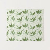 Tenture Feuille de banane avec des triangles (Devant (Horizontal))