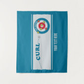 Tenture Feuille de curling Pierre de curling (Devant)