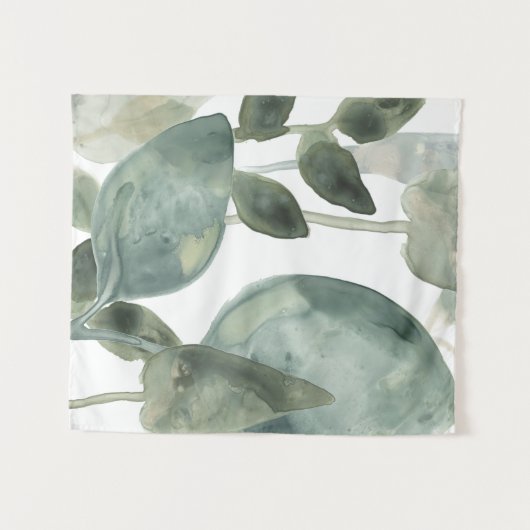 Tenture Feuille de l'eau - aquarelle (Devant (Horizontal))