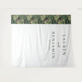 Tenture Feuille de palmier verte sophistiquée (Devant (Horizontal))