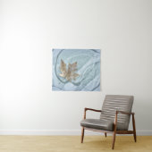 Tenture Feuille d'érable congelée sur glace (En situation (horizontale))