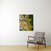 Tenture Feuille d'érable jaune japonais (En situation)