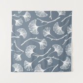Tenture Feuille Ginkgo biloba motif transparent (Devant (Horizontal))