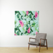 Tenture Feuille tropical sans couture arrière - plan, rétr (En situation (horizontale))