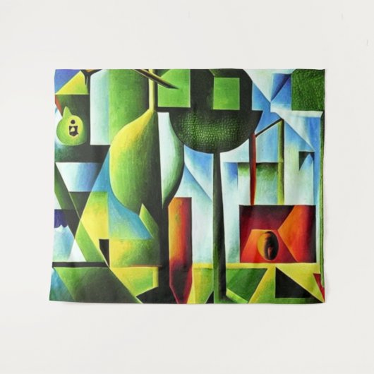 Tenture Feuilles Abstraits (Devant (Horizontal))