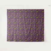 Tenture Feuilles botaniques : un dos violet époustouflant (Devant (Horizontal))