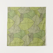 Tenture Feuilles colorées Design Motif (Devant (Horizontal))