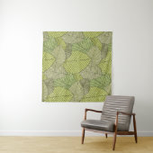 Tenture Feuilles colorées Design Motif (En situation (horizontale))