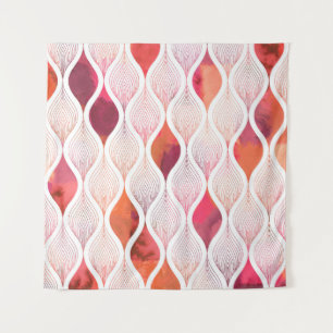 Tenture Feuilles d'aquarelle modernes, motif sans couture.