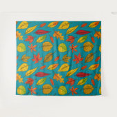 Tenture Feuilles d'automne (Devant (Horizontal))