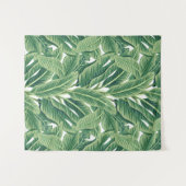 Tenture Feuilles de bananes tropicales vertes (Devant (Horizontal))