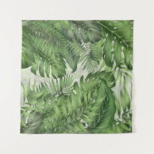 Tenture Feuilles de jungle tropicale : arrière - plans flo (Devant (Horizontal))